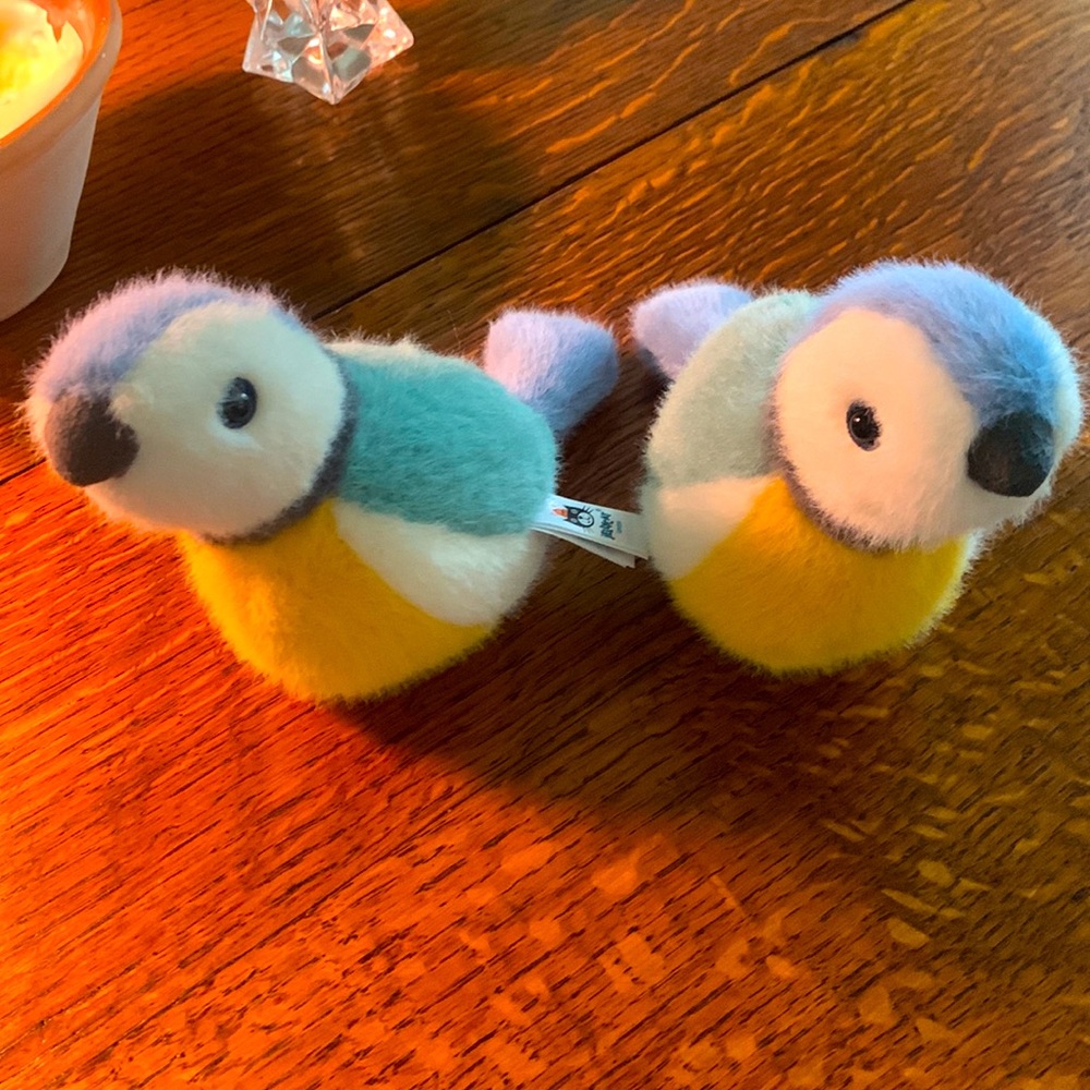 Jellycat - Birdling Blue Tit - a pair (2 Birds included)